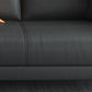 32.28" D x 72.83" W x 33.07" H Faux Leather Tuxedo Arm Sofa with Bolster Pillows Clearhalo 'furn' 'furn_sofas' 'Furniture' 'furniture_sofas' 'kitchen' 'kitchen_sofas' 'Living Room Furniture' 'Sofa' 'sofas' 1200x1200_3c9346c2-2461-400a-9d2e-fa875a86770f