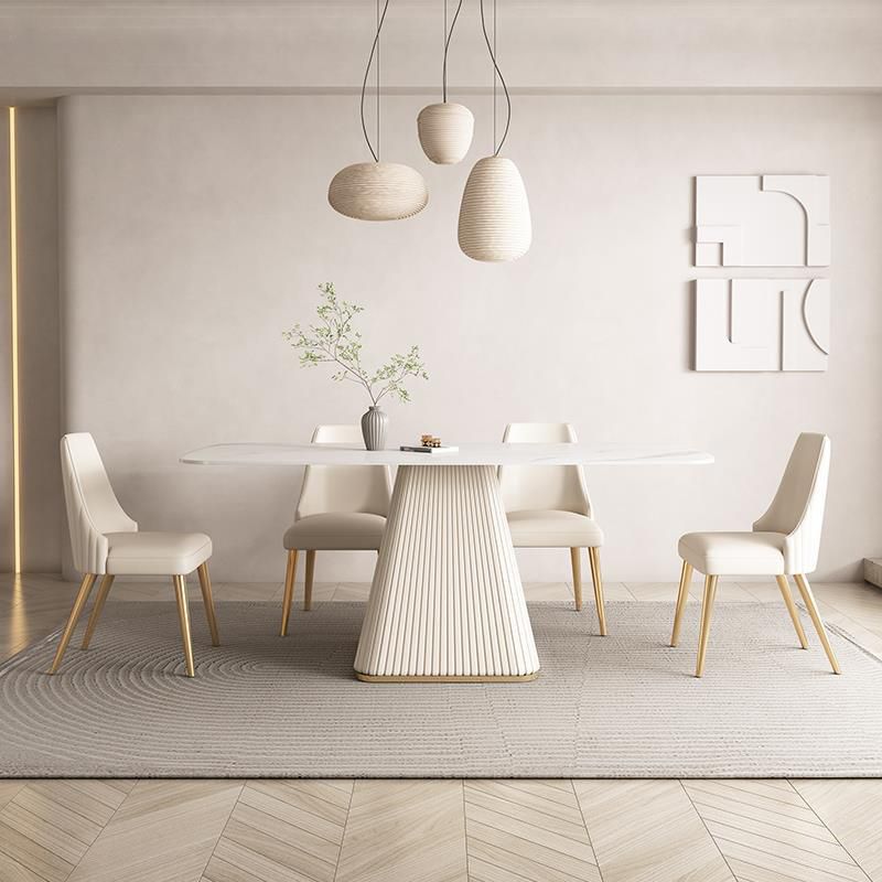 Designer Style Home Dining Room Set 1/4/5 Pieces Sintered Stone Dining Table Set