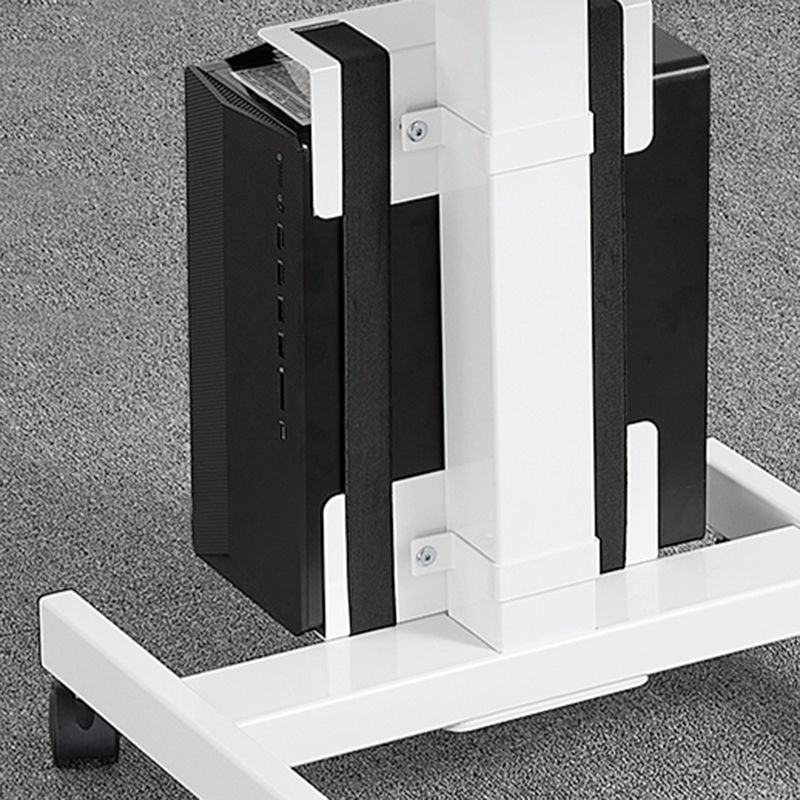 Rectangular Shaped Ambulatory Laptop Table Wood Writing Desk in Black/White Clearhalo 'furn' 'furn_office_desk' 'Furniture' 'Office Desks' 'Office Furniture' 'office_desk' 1200x1200_3c949f92-809c-4874-bbf6-33476b4d941f