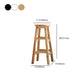 Modern Armless Backless Counter Stool Wood Cafe Bar Stool with Wooden Seat, 1 Piece Clearhalo 'Bar Furniture' 'Bar Stools' 'bar_stools' 'furn' 'furn_bar_stools' 'furniture_bar_stools' 'Kitchen & Dining Furniture' 'kitchen&dining_furn' 'kitchen' 'kitchen_furn' Furniture' 1200x1200_3c95682a-2758-45f6-8d0c-c7588337749d