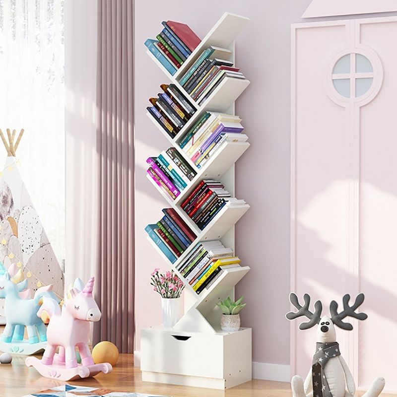 Modern Engineer Wood Bookshelf 7.87" Wide Office Shelf Bookcase Clearhalo 'Bookcases' 'furn' 'furn_bookcases' 'Furniture' 'Office Furniture' 1200x1200_3c96d05a-520f-4fc4-9bfe-66ec00ecfca3