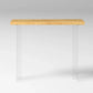 Rectangle Solid Wood Bar Height Table Contemporary Acrylic Double Pedestal Bar Table Clearhalo 'Bar Furniture' 'Bar Tables' 'bar_tables' 'furn' 'furn_bar_tables' 'Furniture' 'Kitchen & Dining Furniture' 1200x1200_3c97987e-9d70-488a-9bef-754702797010
