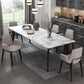 Contemporary 1/2/4/5/6 Pieces Dining Set Marble Dining Room Set for Home Use Clearhalo 'Dining Room Sets' 'Dining Tables & Seating' 'dining_room_set' 'furn' 'furn_dining_room_set' 'Furniture' 'furniture_dining_room_set' 'Kitchen & Dining Furniture' 1200x1200_3c983098-0847-4068-9593-2b741f489c91