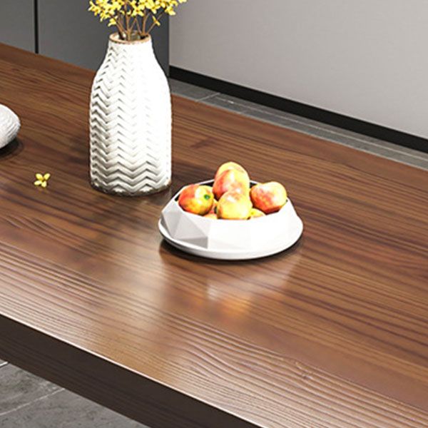 Set da tavolo da pranzo in legno massiccio marrone scuro 1/2/3/5/7 set di dinette industriale