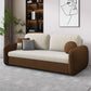 31.49" Wide Sleeper Sofa Velvet Detachable Mattress Sofa Bed with Storage