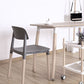 Plastic Stackable Armless Dining Chairs Open Back Side Chair with Wood Legs Clearhalo ' kitchen&dining_furn' 'Dining Chairs' 'Dining Tables & Seating' 'dining_chair' 'furn' 'furn_dining_chair' 'Furniture' 'furniture_dining_chair' 'Kitchen & Dining Furniture' 'kitchen' 1200x1200_3c9b377e-3b4f-462f-95ef-0dfdd847cb85