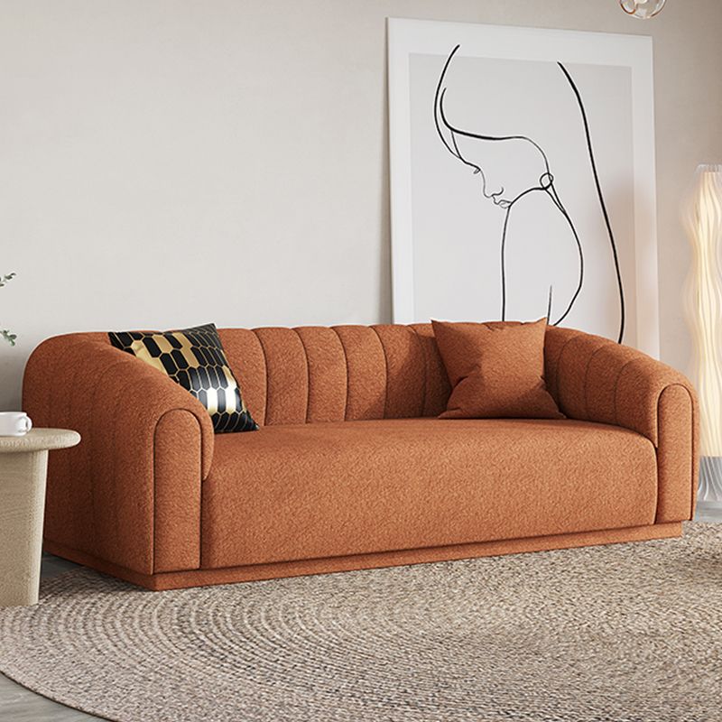 Contemporary Sewn Pillow Back Sofa Tuxedo Arm Wool Sofa - 2/3-Seater Clearhalo 'furn' 'furn_sofas' 'Furniture' 'Living Room Furniture' 'Sofa' 'sofas' 1200x1200_3c9c0d8e-dfa9-4234-8b0b-0d20a29abbf6
