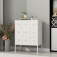 Ligne de salon en acier 38 "H Armoire de serveur buffet moderne avec tiroirs