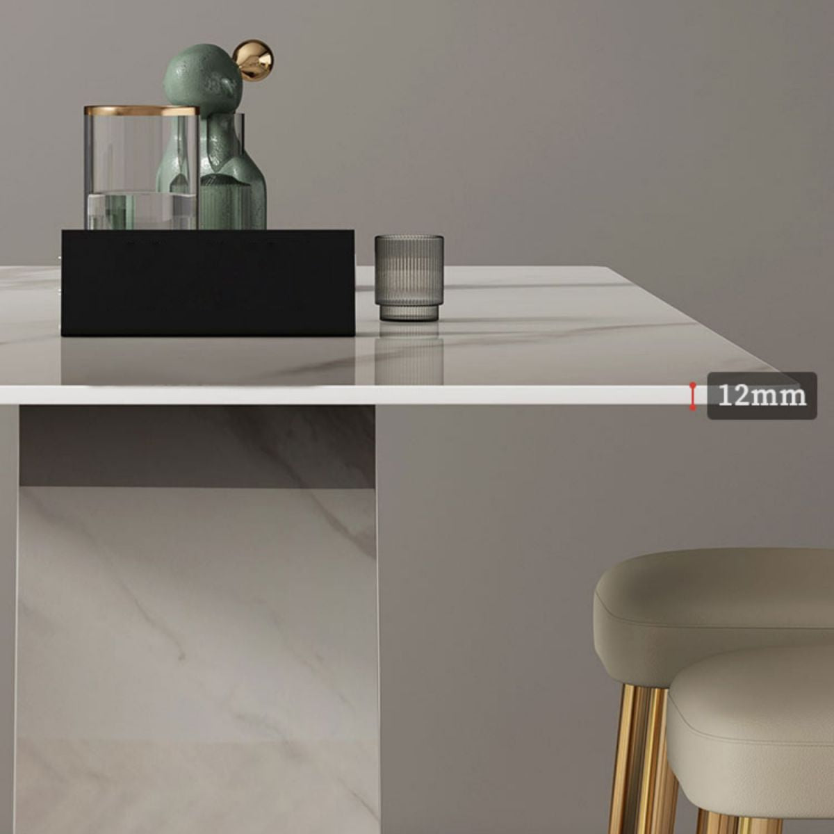 Modern Sintered Stone Table Set of 5 with Rectangle Table Dining Set with White PU Leather Chairs Clearhalo 'Dining Room Sets' 'Dining Tables & Seating' 'dining_room_set' 'furn' 'furn_dining_room_set' 'Furniture' 'furniture_dining_room_set' 'Kitchen & Dining Furniture' 'kitchen&dining_furn' 'kitchen' 1200x1200_3c9efb5e-0508-4127-bcb8-731d1de21de6