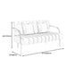 Sewn Pillow Back Velvet Sofa 28.35" High Metal Brass Arm Sofa Clearhalo 'Furniture' 'furniture_sofas' 'kitchen' 'kitchen_sofas' 'Living Room Furniture' 'Sofa' 'sofas' 1200x1200_3ca073fa-08c1-474a-9958-91ace1c9b8a5