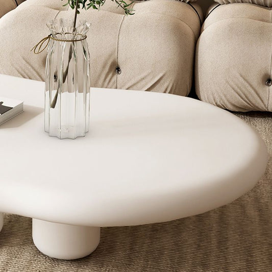 Scandinavian 3 Legs Coffee Table Free form Wooden Coffee Table for Home