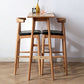 Light Brown Industrial Style Table Pine Wood Milk Tea Shop Casual Bar Table Clearhalo 'Bar Furniture' 'Bar Tables' 'bar_tables' 'furn' 'furn_bar_tables' 'Furniture' 'furniture_bar_tables' 'Kitchen & Dining Furniture' 1200x1200_3ca35d4d-def6-4f01-8f50-7aaa29100909