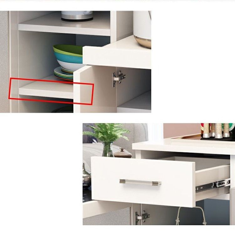 Server moderno per la cena in stile server ingegnerizzato con archiviazione aperta