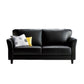 Standard 4 Legs Sofa Modern Distressed Leather Flared Arm Sofa Clearhalo 'Furniture' 'furniture_sofas' 'kitchen' 'kitchen_sofas' 'Living Room Furniture' 'Sofa' 'sofas' 1200x1200_3ca5ac1e-4f34-4172-b045-afe460c25410