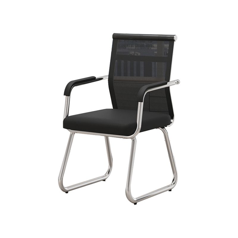 Modern Desk Chair No Distressing Fixed Arms No Wheels Office Chair Clearhalo 'furn' 'furn_office_chair' 'Furniture' 'Office Chairs' 'Office Furniture' 'office_chair' 1200x1200_3ca6f991-533f-480a-b5c8-e3c2a3eebae1