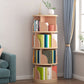 Modern Style Wood Bookcase Closed Back Bookshelf for Any Room