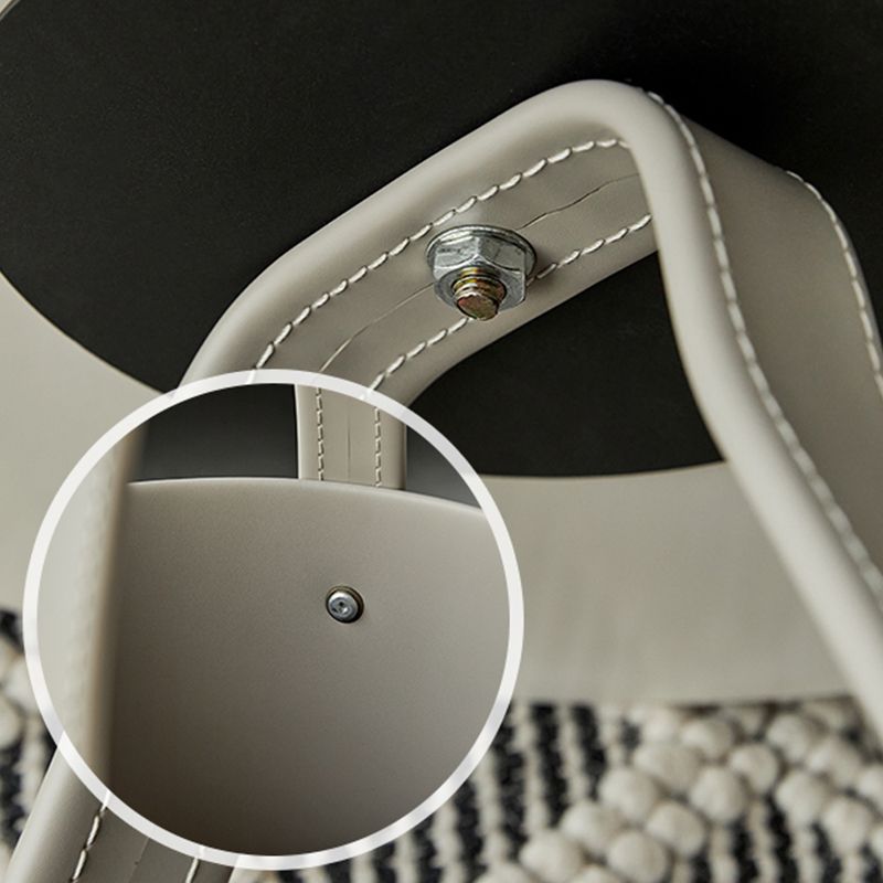 Tavolo da divano rotondo del vassoio rotondo da 19,68 "tavolo da divano di divano di divani laterale