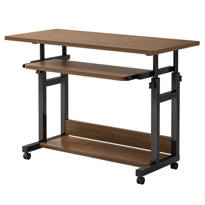 Bureau d'écriture rectangulaire en bois fabriqué Bureau réglable, 31,5 "L x 17,7" W