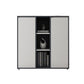 Modern File Cabinet Color Block Wooden File Cabinet with Storage Shelve
