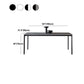 Stone Modern Rectangle Dining Table Matte Finish 4 Legs Table for Kitchen Clearhalo ' dining_table' 'Dining Tables & Seating' 'Dining Tables' 'Furniture' 'furniture_dining_table' 'Kitchen & Dining Furniture' 'kitchen&dining_furn' 'kitchen' 'kitchen_dining_table' 1200x1200_3caef714-33f4-4c0d-ad7b-53664064f752