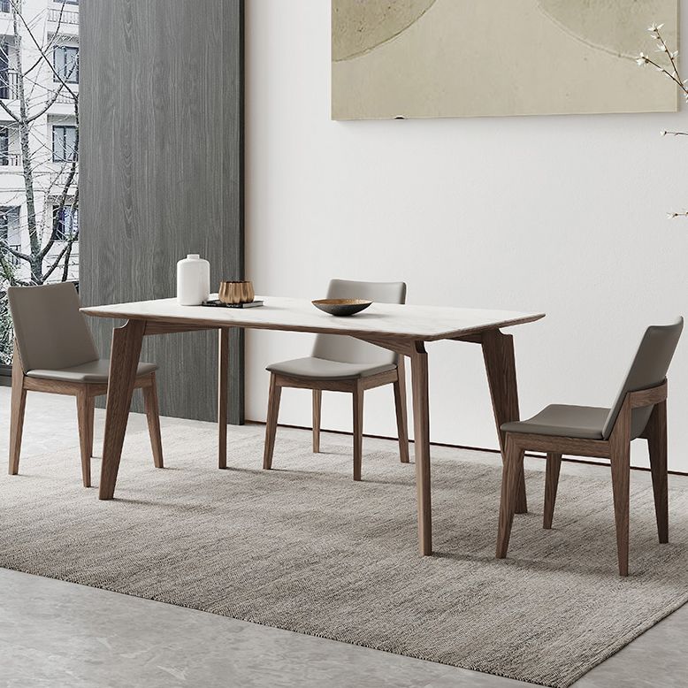 Mid-Century Rectangle Shape Table Sintered Stone Dining Table for Kitchen Clearhalo ' dining_table' 'Dining Tables & Seating' 'Dining Tables' 'furn' 'furn_dining_table' 'Furniture' 'furniture_dining_table' 'Kitchen & Dining Furniture' 'kitchen&dining_furn' 'kitchen' 'kitchen_dining_table' 1200x1200_3cb7ff7f-0d1b-4f21-b3fc-7afc08c005ae