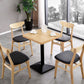 Metal Contemporary Dining Table Wood Top Table for Dining Room Clearhalo ' dining_table' 'Dining Tables & Seating' 'Dining Tables' 'furn' 'furn_dining_table' 'Furniture' 'furniture_dining_table' 'Kitchen & Dining Furniture' 'kitchen&dining_furn' 'kitchen' 'kitchen_dining_table' 1200x1200_3cb888cd-b6d3-4b04-be96-93549d3d6726