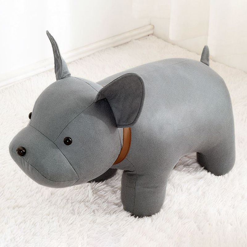 Fabric Pouf Solid Color Animal Shape Stain Resistant Modern Pouf Ottoman Clearhalo 'furn' 'furn_ottomans_poufs' 'Furniture' 'Living Room Furniture' 'Ottomans & Poufs' 'ottomans_poufs' 1200x1200_3cb9e1a1-911f-4013-ba47-3fbe8bbf0e83