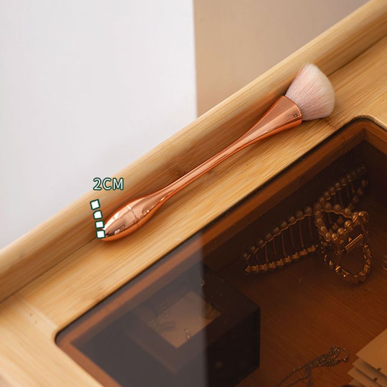 2つの収納引き出し付きの現代の木材の虚栄心鏡付きメイクアップバニティデスク