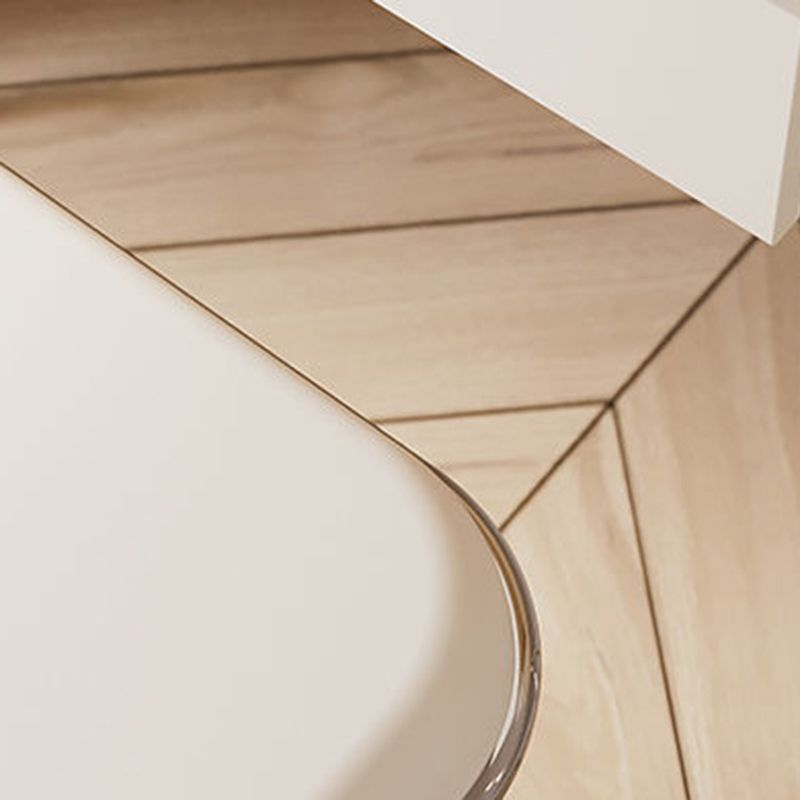 Ensemble de meuble-lavabo de 31,5 po de large à 1 tiroir avec tabouret, meuble-lavabo moderne