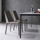 Faux Leather Dining Chairs Contemporary Chairs with Metal Base