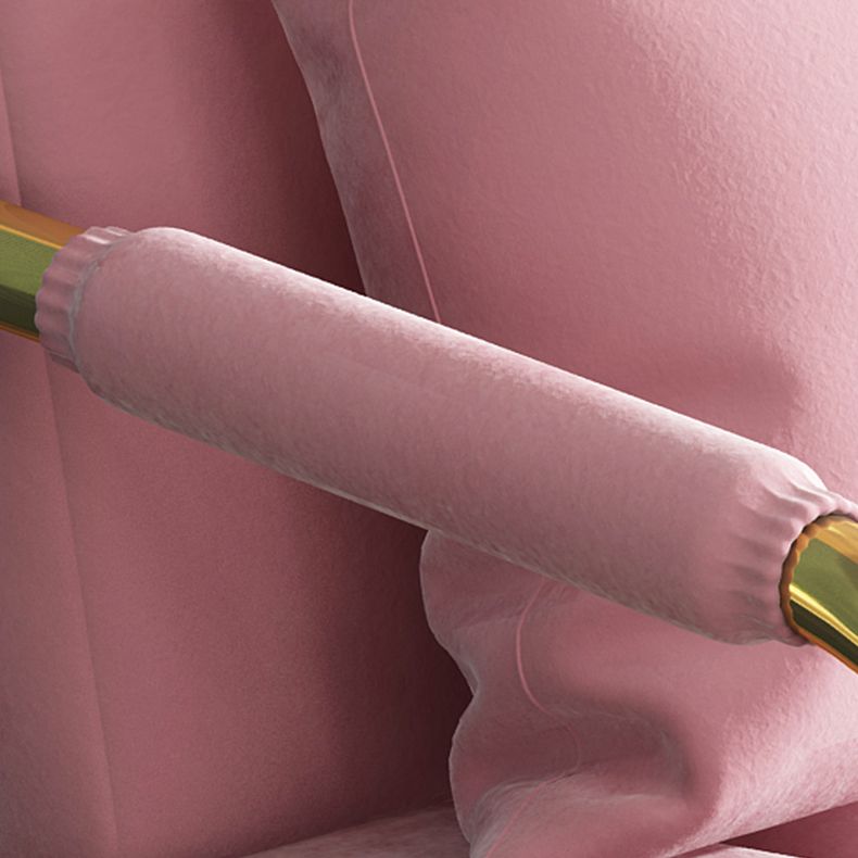 Contemporary Glam Gold Frame Sofa with Sewn Pillow Back for Bonus Room Clearhalo 'furn' 'furn_sofas' 'Furniture' 'furniture_sofas' 'kitchen' 'kitchen_sofas' 'Living Room Furniture' 'Sofa' 'sofas' 1200x1200_3cbedffa-fbb3-4690-8559-ac6b05c14583