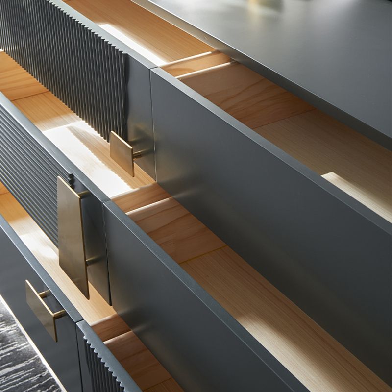 Cassettiera portaoggetti in legno ultramoderna doppia per camera da letto