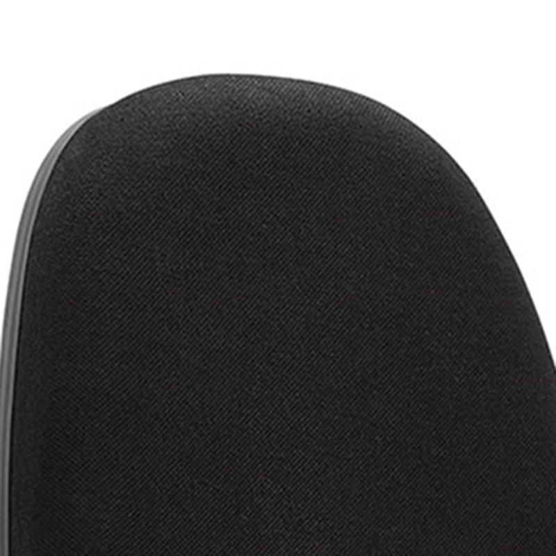 Chaise de bureau pivotante à dos mi-arrière chaise de bureau de support lombaire avec roues