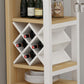 Modern Glass Bar Table Wood Base with Wine Cabinet for Living Room Clearhalo 'Bar Furniture' 'Bar Tables' 'bar_tables' 'furn' 'furn_bar_tables' 'Furniture' 'Kitchen & Dining Furniture' 1200x1200_3cc2cf2d-b998-4851-9e2d-9f6a4bf21a2f