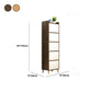 9.84" Wide Accent Cabinet Rectangle Contemporary Wooden Storage Cabinet