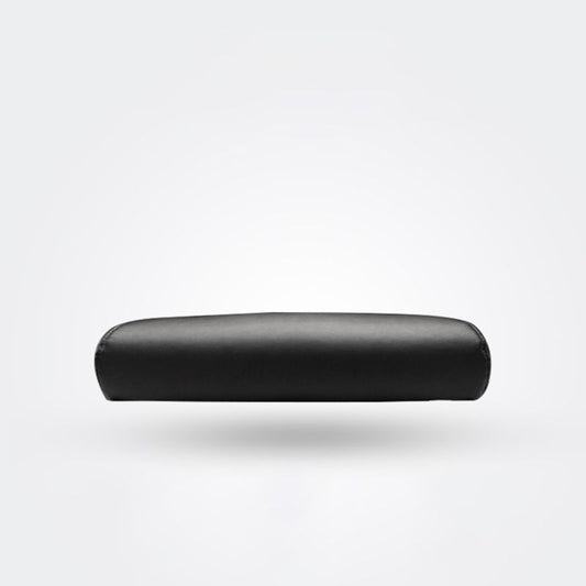 Modern Style Office Chair Black Leather No Wheels Fixed Arm Chair Clearhalo 'furn' 'furn_office_chair' 'Furniture' 'Office Chairs' 'Office Furniture' 'office_chair' 1200x1200_3cc6268a-322b-4353-a578-c4c7344cdd83