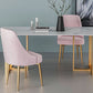 Modern Dining Set with Velvet Chairs 1/4/5/7 Pieces Dinette Set Clearhalo 'Dining Room Sets' 'Dining Tables & Seating' 'dining_room_set' 'furn' 'furn_dining_room_set' 'Furniture' 'Kitchen & Dining Furniture' 1200x1200_3cc6c1ba-7dd8-4af0-88d5-c057890d83fb