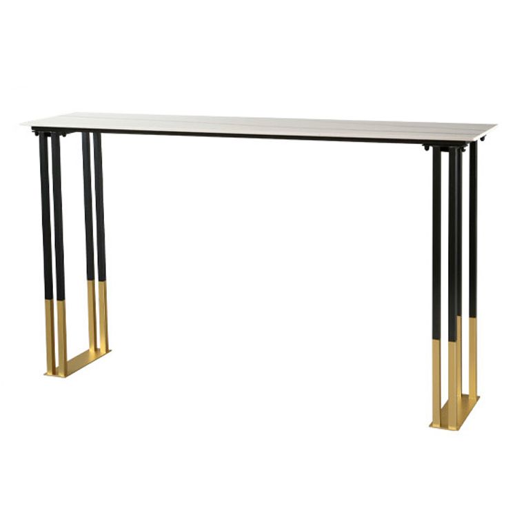 Contemporary Bar Counter Table Rectangle Sintered Stone Table for Home Clearhalo 'Bar Furniture' 'Bar Tables' 'bar_tables' 'Furniture' 'furniture_bar_tables' 'Kitchen & Dining Furniture' 1200x1200_3cc8058b-7a0e-43dd-9b5f-187cea3d45cf