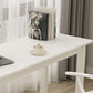 Bureau d'écriture rectangulaire moderne Bureau du bureau de Parsons en bois massif blanc pour la maison