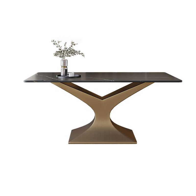 Luxury 1/2/5/ Pieces Dining Set Sintered Stone Dining Table Set with Leather Chairs Clearhalo 'Dining Room Sets' 'Dining Tables & Seating' 'dining_room_set' 'furn' 'furn_dining_room_set' 'Furniture' 'furniture_dining_room_set' 'Kitchen & Dining Furniture' 'kitchen&dining_furn' 'kitchen' 1200x1200_3cca1d35-5256-44f3-8f04-9090ee240bb4