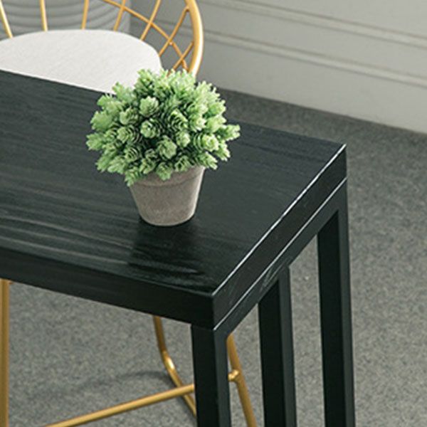 Industrial Table and Stool 1/4 Pieces Solid Wood Pub Table Set Clearhalo 'Bar Furniture' 'furn' 'furn_home_bar_bar_sets' 'Furniture' 'Home Bars & Bar Sets' 'home_bar_bar_sets' 'Kitchen & Dining Furniture' 1200x1200_3ccb0858-be14-415e-a1ba-e7f4a91593f0