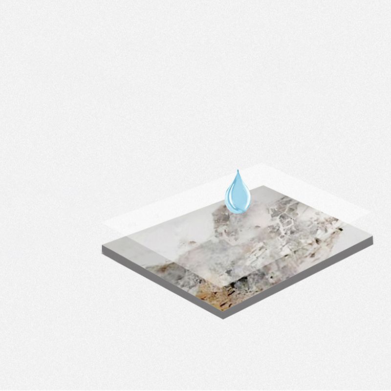 Minimaliste 1/4/5/7 Pièces meubles Rectangle Table à manger Rectangle Ensemble en blanc