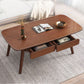 Modern Wood Texture Walnut/wood Rectangle with Drawer Coffee Table Clearhalo 'Coffee & Accent Tables' 'Coffee Tables' 'coffee_tables' 'furn' 'furn_coffee_tables' 'Furniture' 'furniture_coffee_tables' 'Living Room Furniture' 1200x1200_3cd01e9d-6fea-4eba-b968-c2e4ccdb29cc