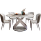 Sintered Stone Dining Table Set 1/4/5/7 Pcs Round Dining Table and Upholstered Chairs Clearhalo 'Dining Room Sets' 'Dining Tables & Seating' 'dining_room_set' 'furn' 'furn_dining_room_set' 'Furniture' 'Kitchen & Dining Furniture' 1200x1200_3cd15f70-edee-4a6f-9f59-a1357691dc61