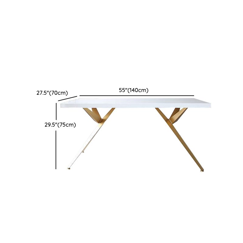 Set da pranzo in legno in solido bianco 1/5 pezzi set di dinette contemporanea