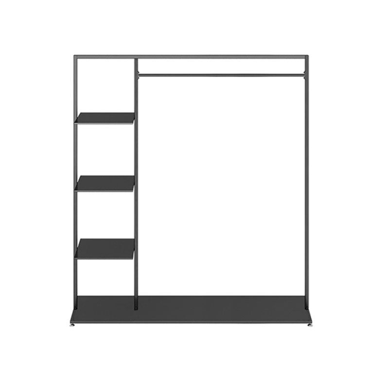 Contemporary Hall Stand with Clothes Rail Storage Shelves Coat Hanger Clearhalo 'Entry & Mudroom Furniture' 'furn' 'furn_hall_tree_coat_racks' 'Furniture' 'Hall Trees & Coat Racks' 'hall_tree_coat_racks' 1200x1200_3cd2c58e-16c1-4f2d-8781-44f6ff10daa1