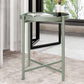 Modern Style Metal Table Top Metal Steel Base Round Side Table