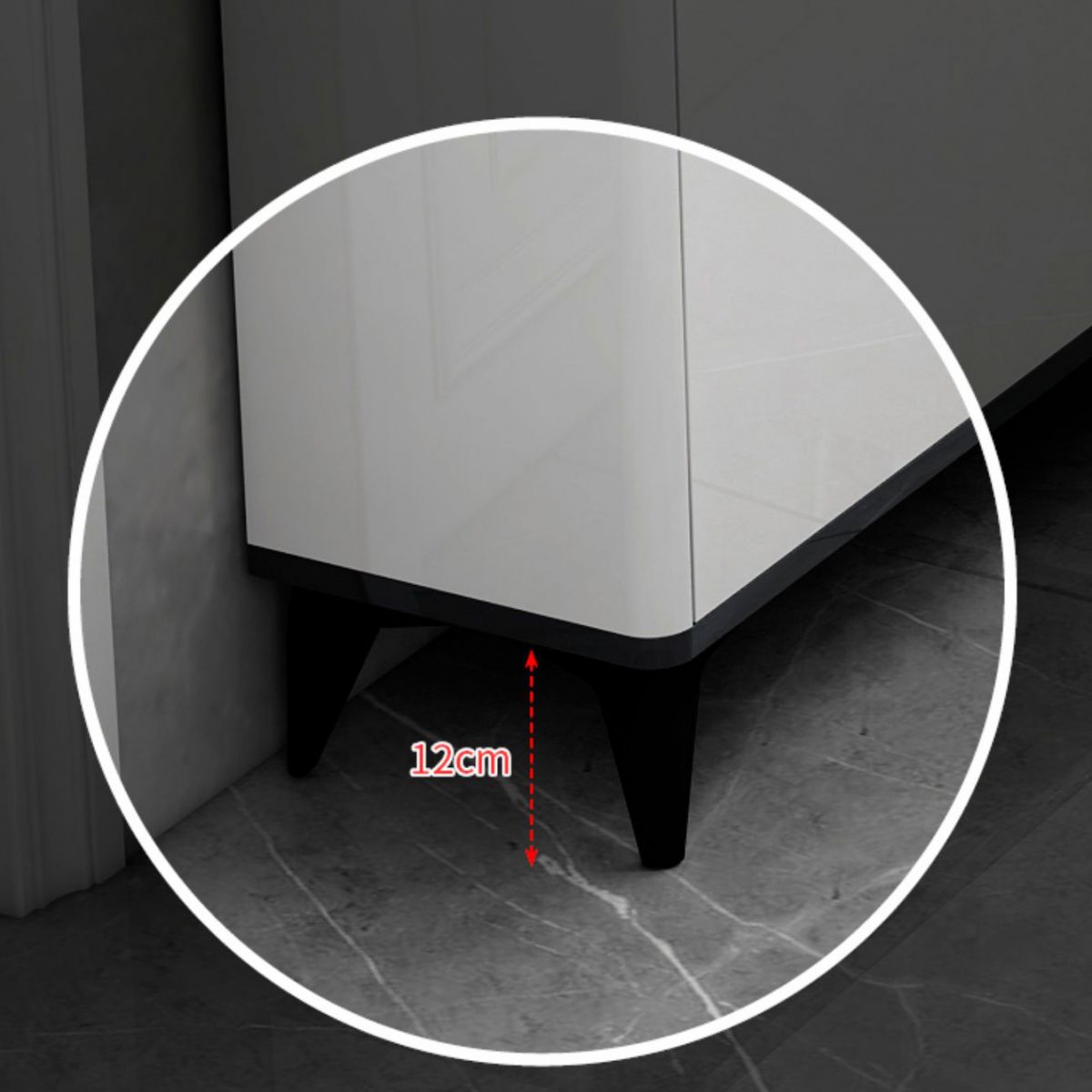 Boîte à plateau de buffet Glam Board étagère réglable avec armoires et tiroirs