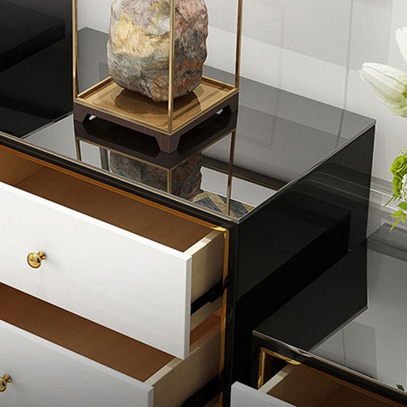 3/4/5引き出し木製ランジェリーチェストモダンな寝室の垂直貯蔵箱