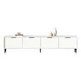 Engineered Wood TV Stand Scandinavian Enclosed Storage TV Cabinet